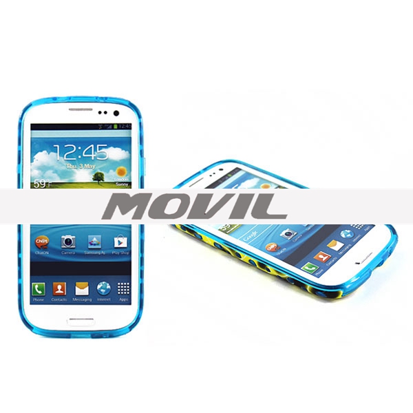 NP-2496 Burbujas de color funda para Samsung Galaxy S3 I9300-1